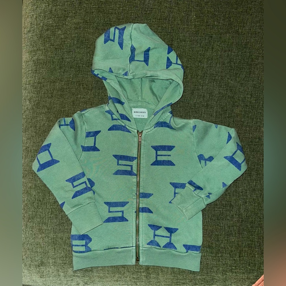 Bobo Choses - AOP Zip Up Hoodie